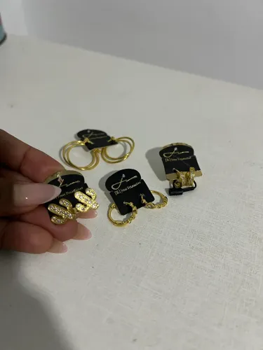 Brincos e Argolas SEMIJOIAS