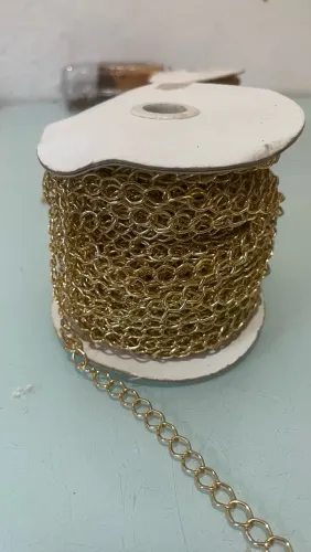 3 carretéis de corrente para artesanato e bijuteria