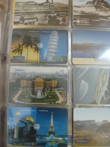 Cartões telefônicos antigos