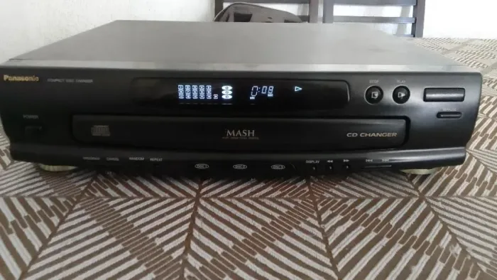 CD PLAYER PANASONIC CARROSSEL 3 CDS PERFEITO ESTADO