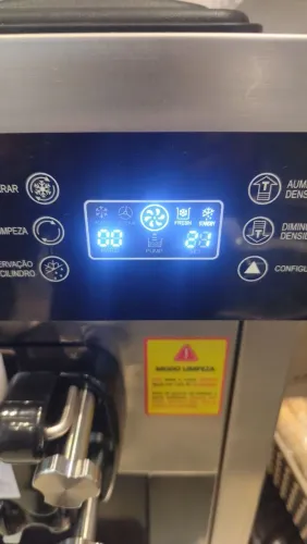 Máquina sorvete expresso Soft em 10x sem juros 