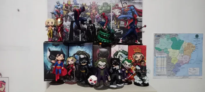 Coleção de action figures 