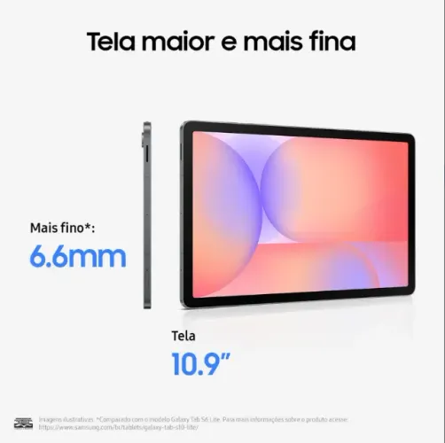 NOVO | SEM USO | Tablet Samsung Galaxy S10 Lite 128GB, 6GB RAM Cinza