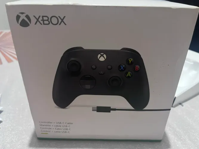 Controle Xbox carbon 