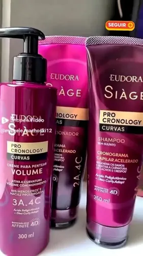 Eudora Siàge Pro Cronology (4 itens) por R$54,99 -