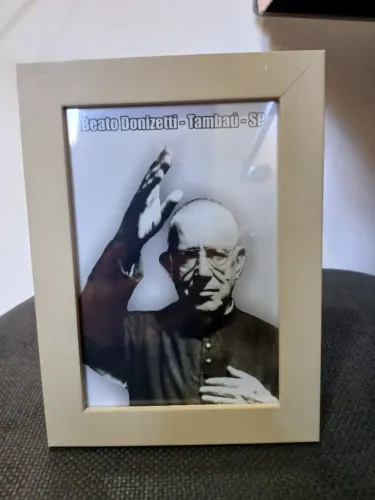 Porta retrato do Beato Padre Donizete de Tambaú - católico
