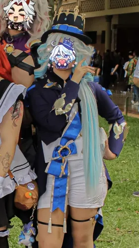 Cosplay Furina Genshin Impact