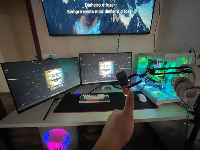 Pc gamer de alta performance.