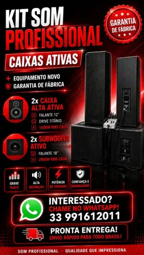 Kit Som Ativo Profissional