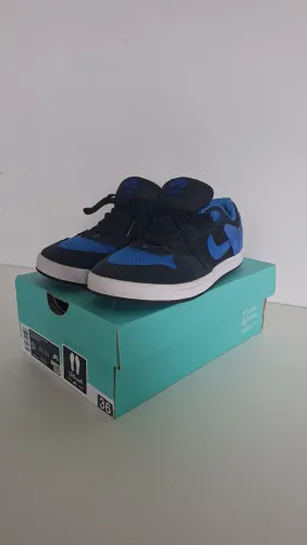 Nike SB Alleyoop Feminino (Azul com Preto) - TAM 36