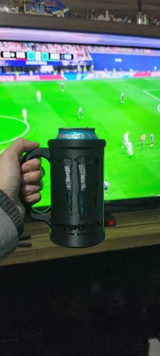 Porta lata Monster vazado