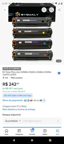 Vendo esse tonner da Byqualy novinho Leia descrição
