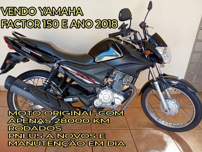 VENDO YAMAHA FACTOR 150 E ANO 2018