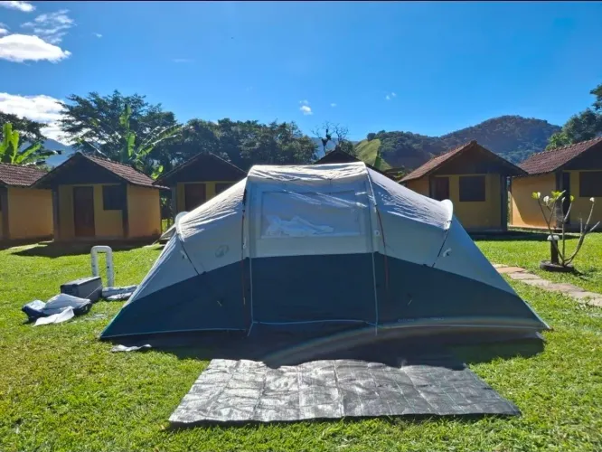 Barraca de camping quechua 4.2 fresh&black 