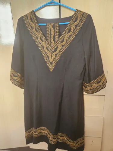 Vestido preto indiano