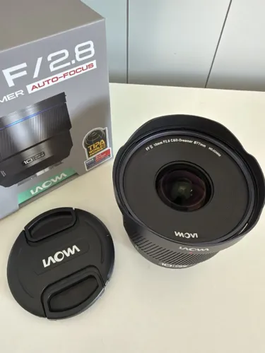 Lente Laowa 10mm f/2.8 Zero-D AF Sony E Full Frame Nova Sem Uso