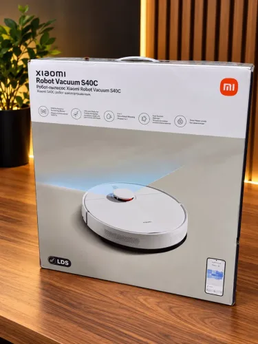 Robô Aspirador de Pó Xiaomi Robot Vacuum S40C Bivolt Branco