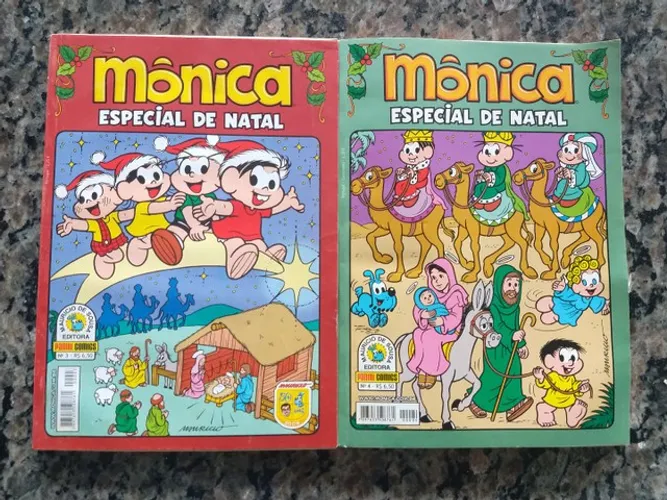 Turma da Mônica Especial de Natal (2 revistas)