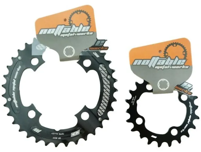 Coroa Dupla Nottable 36 e 22 dentes Bcd 96mm Serve em Shimano Alivio M4000 Acera 5201