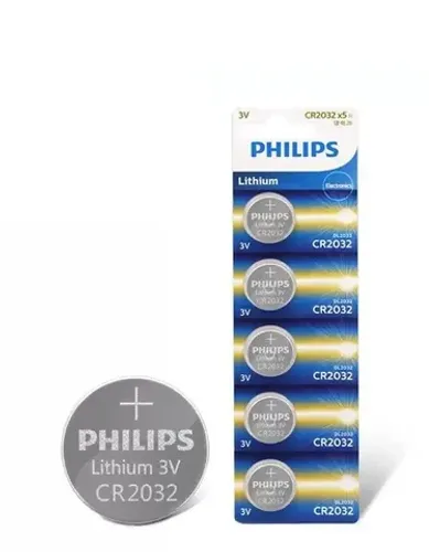 Bateria pilha Cr2032 3v Philips controle carro, portões cpu balança