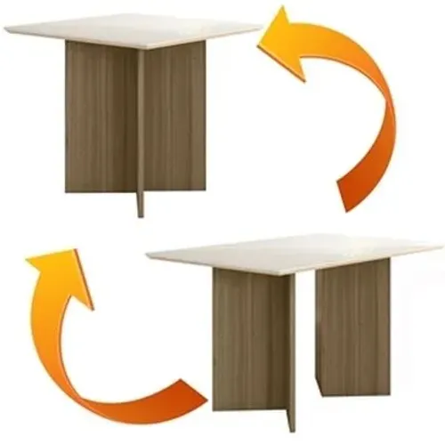  MESA QUADRADA DUAS FORMAS DE BASE !!! T1010