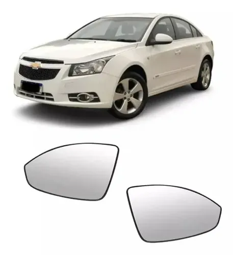 Lente Com Base Espelho Retrovisor Cruze 2011 2012 a 2016