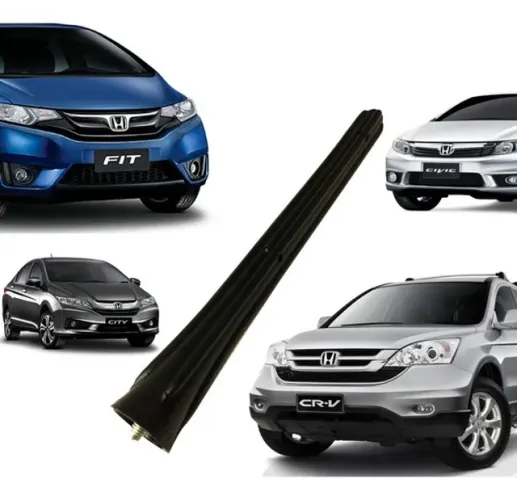 Antena Haste Honda City e Civic (2017/) / CRV - Mega Flex C/ Estria - Antico HS312