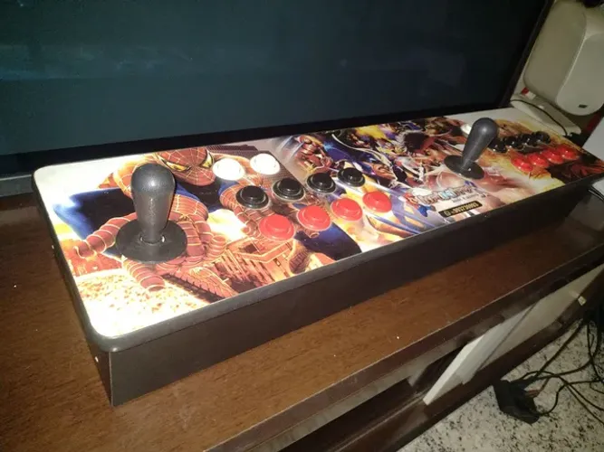 Controle arcade multi jogos Atari Nintendo sega mame