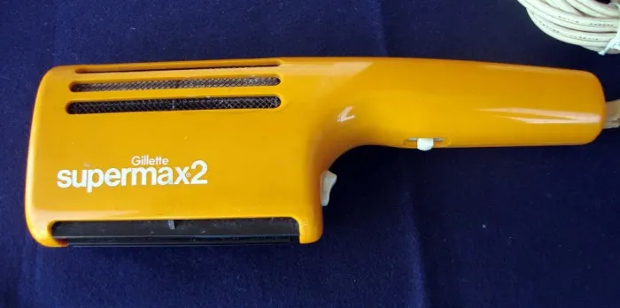Secador de Cabelos Gillette Supermax vintage 70's Funcionando - (Item para Colecionador)