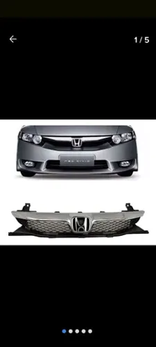 Grade para-choque New Civic 2010 2011 2012