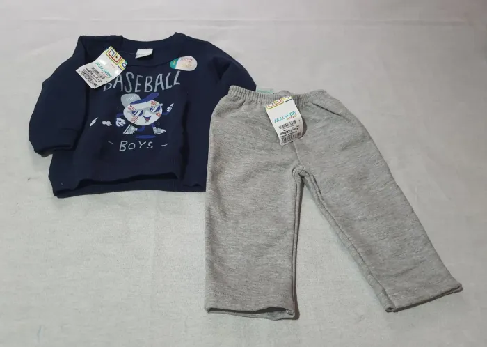 Conjunto infantil Malwee tamanho M<br>Novo<br>R$ 60,00 + frete