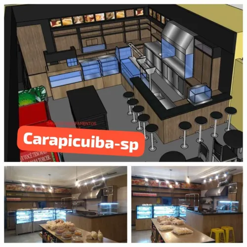Cafeteria personalizada-padaria sob medida-montagem reforma
