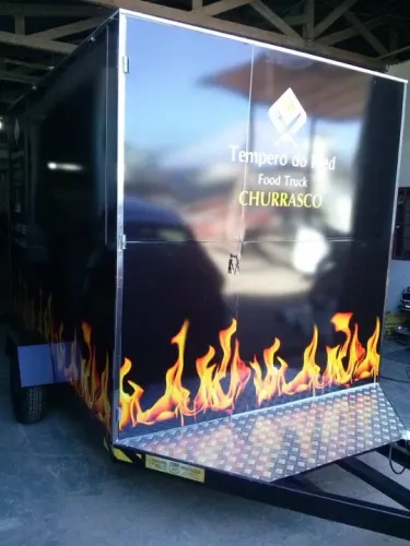 Trailer food truck