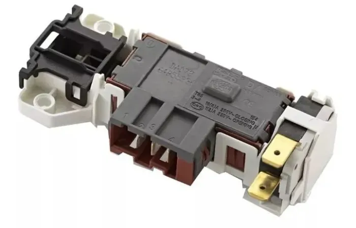 Trava da tampa Electrolux LTC07/LTD16/LTD06/LTE12/LTD13/LTD15/LAC12/LAC13/LAC16 bivolt