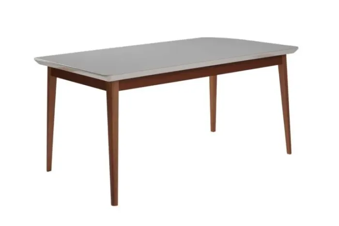Mesa de Jantar 1,20x80 Moderna e Elegante Base em Madeira r644