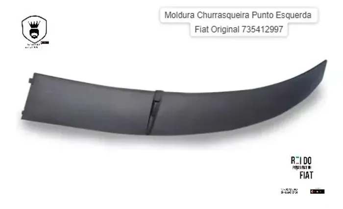 Moldura Churrasqueira Punto Esquerda Fiat Original * usado