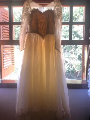 Vestido de noiva champanhe tam 40
