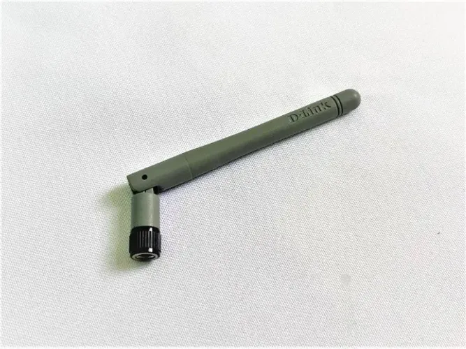(Aceito cartão) Antena 2.4Ghz Wifi Tipo Stub 2dbi SMA-RP Macho 10cm D-Link