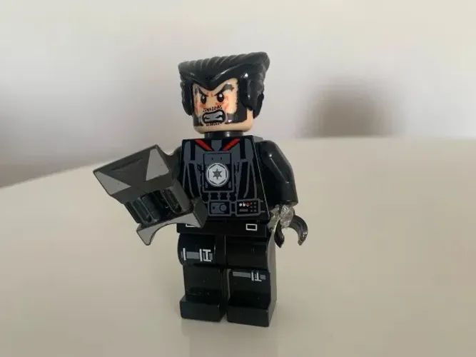 Boneco estilo Lego grande Wolverine Star Wars miniatura darth vader filme cinema