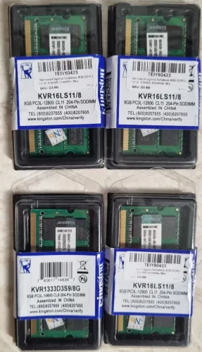 Memória Kingston 8gb ddr3 notebook lacrada 