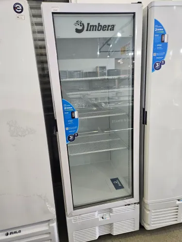 freezer vertical porta de vidro 571L tripla função - a pronta entrega