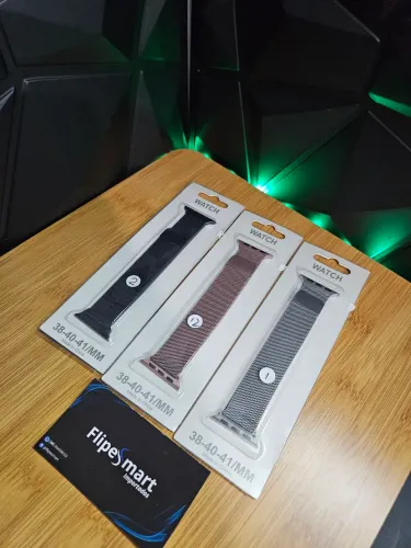 Pulseiras de aço apple watch ou similar(Estilo Milanese)