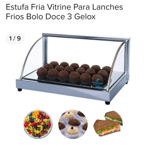 Estufa fria para sobremesas