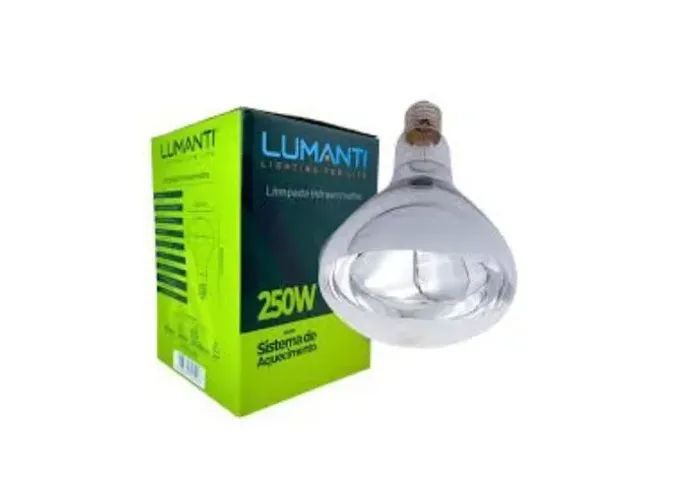 Lâmpada Infravermelho de Secagem 250 watts 220 volts