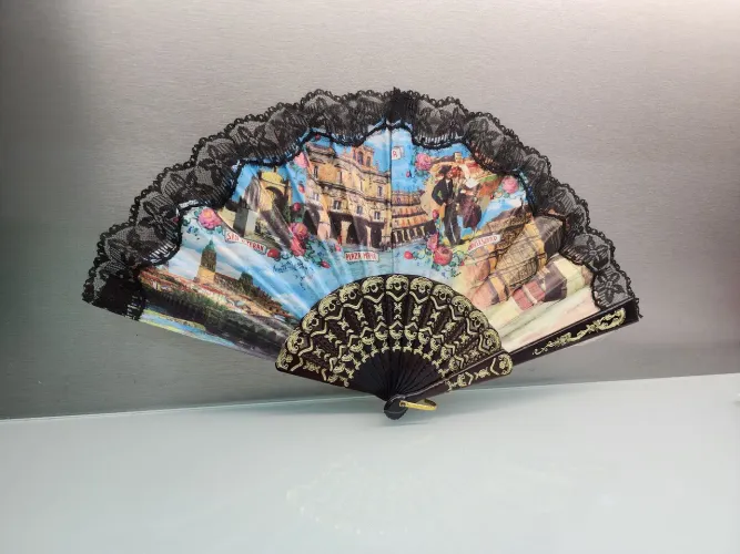 Leque vintage da Espanha