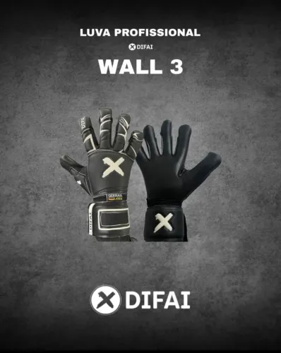 Luva de Goleiro Difai Wall 3 - Profissional