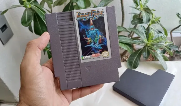 Jogo Image Fight Nintendo Nes 8 Bits Nave Raro Impecável