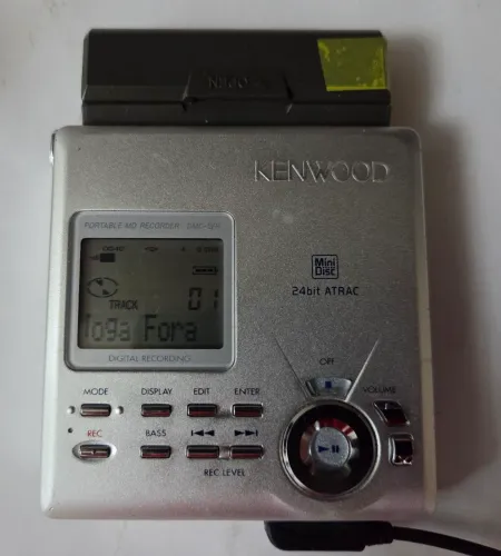 Md Minidisc Kenwood Japan DMC-L7R Grava e Reproduz