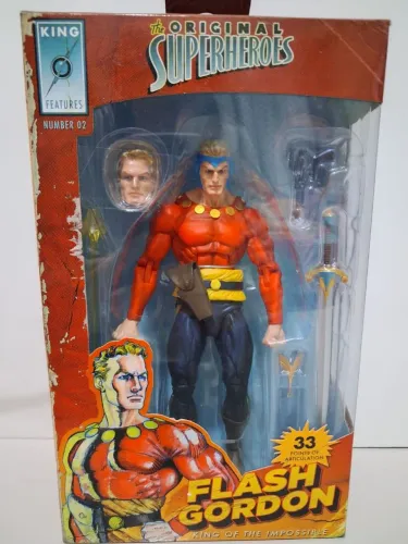 Action Figure Flash Gordon - King Features - Original Superheroes