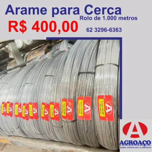 Arame liso para Cerca de 1000 metros